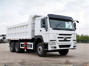 Refurbished HOWO 371HP 6x4 dump truck front three-quarter view
