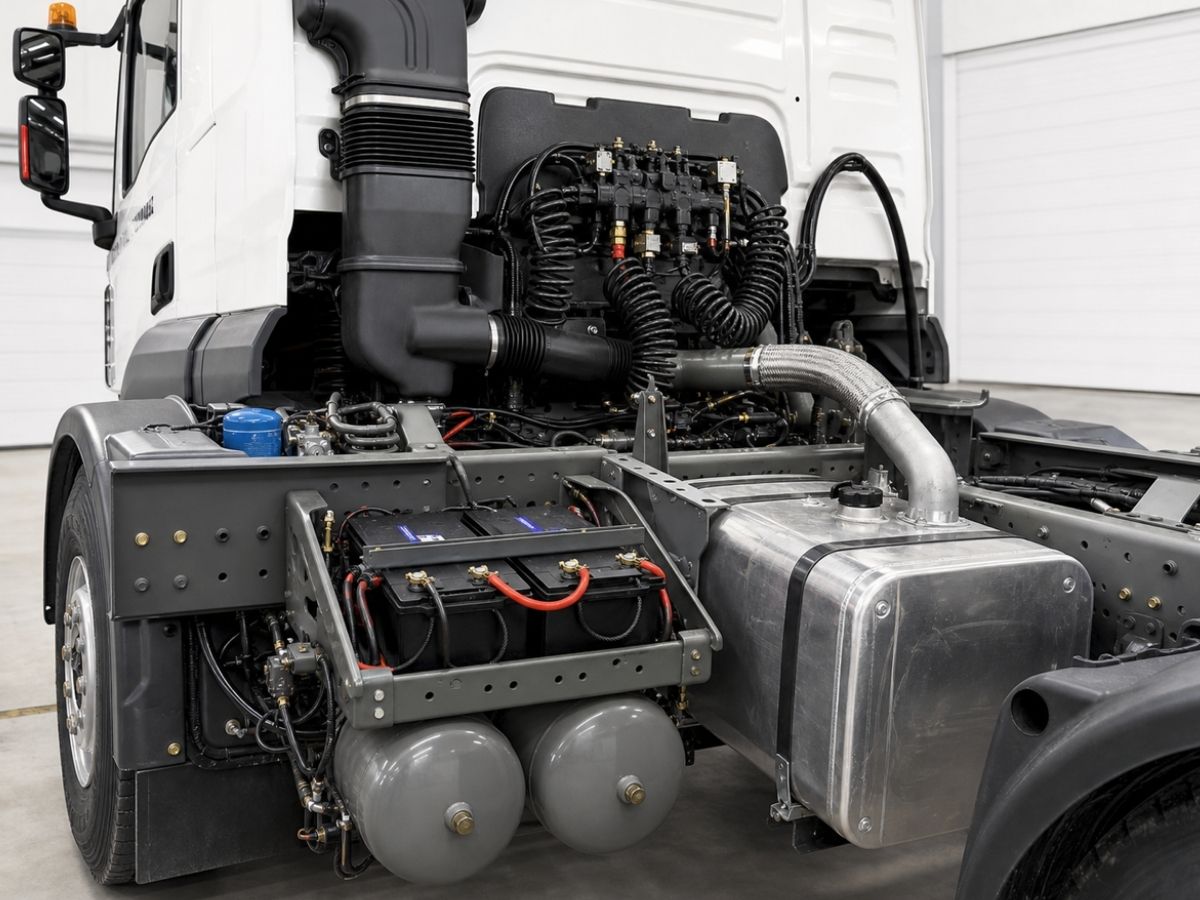 Refurbished HOWO NX 371HP 6x4 Tractor Truck trailer air and electrical connections reference
