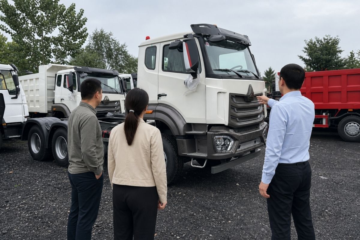 Customer factory arrival and tour