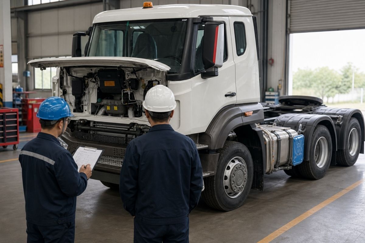 Customer on-truck inspection