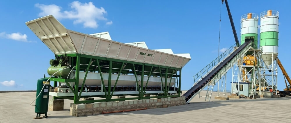 SIMAMIX stationary concrete batching plant