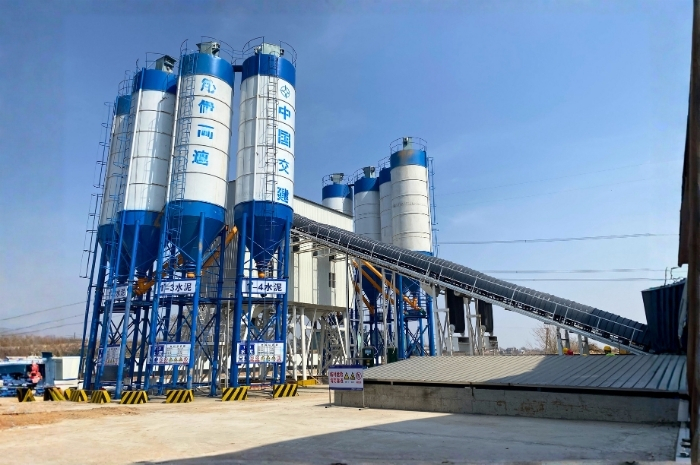 HZS150 concrete batching plant main equipment