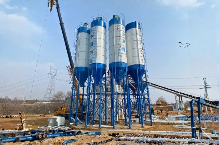 HZS180 concrete batching plant main equipment