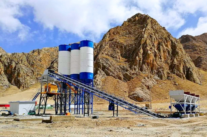 HZS60 concrete batching plant main equipment