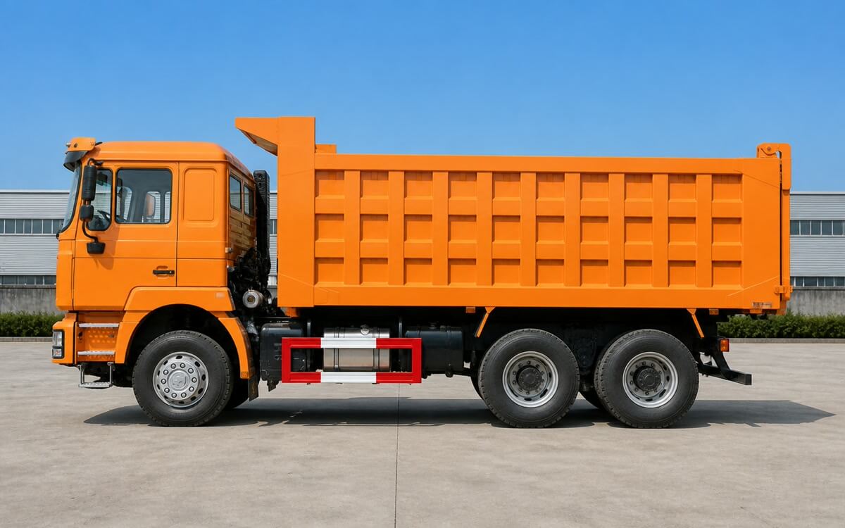 SHACMAN F3000 6x4 dump truck full side profile