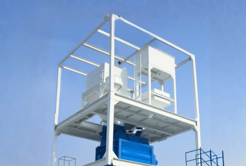 Mobile concrete batching plant weighing and dosing system